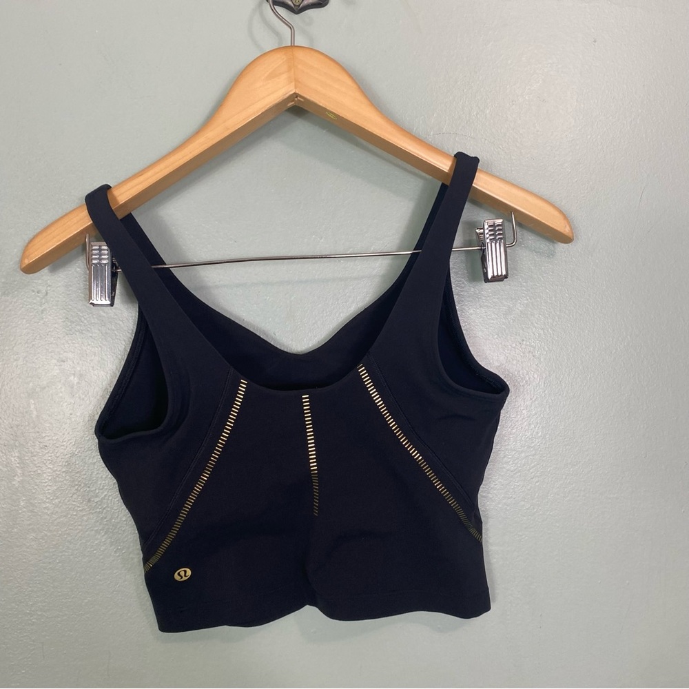 Lululemon Align Tank Black Gold Size 6 - Picture 2 of 4